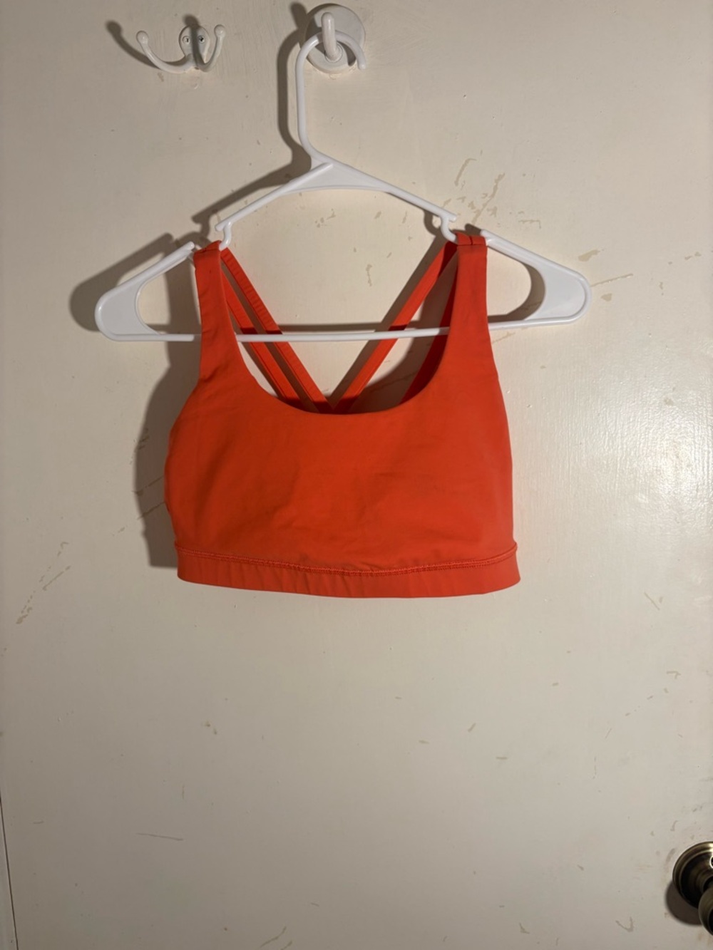 lululemon athletica Orange Strappy Back Sports Bra